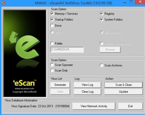 Escan Antivirus Free Download 2017 Full Version With Crack
